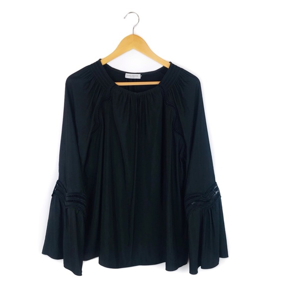 Ramy Brook Tops - Ramy Brook Black peasant blouse
